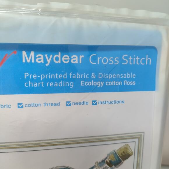 Maydear Sea In A Bottle Stamped Cross Stitch Kit New Open Package J493 - Picture 3 of 15